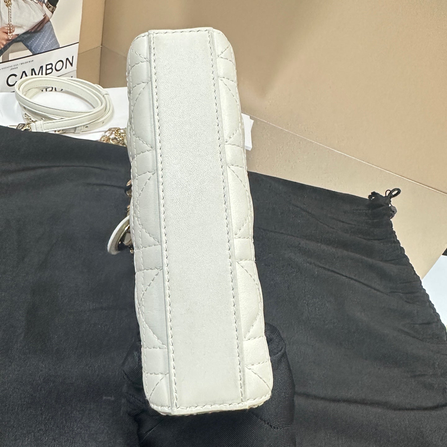 Dior - D-Joy Mini Bag - Leather - White - (mini)