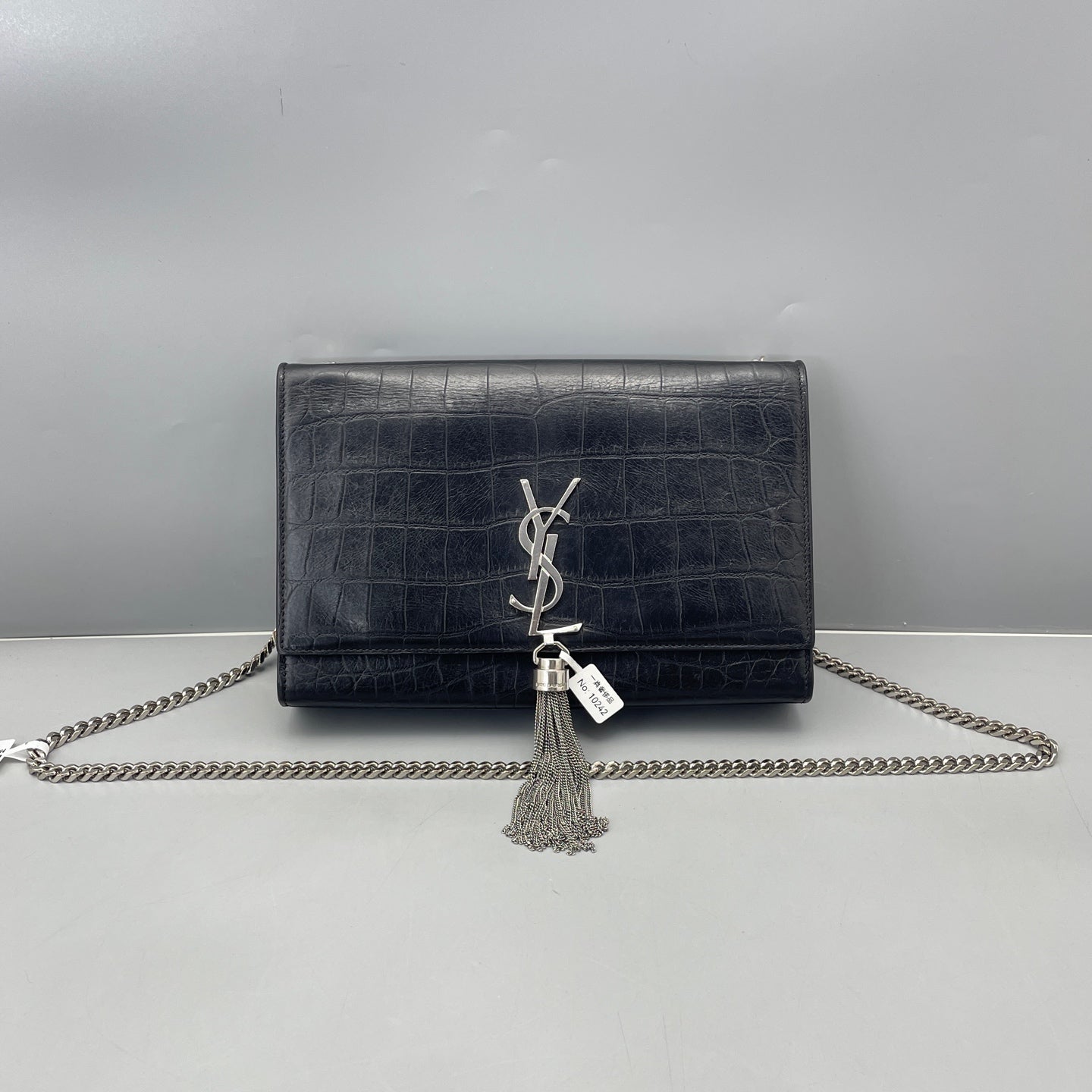 Saint Laurent - Kate Tassel Chain Bag - Leather - Black - (small)