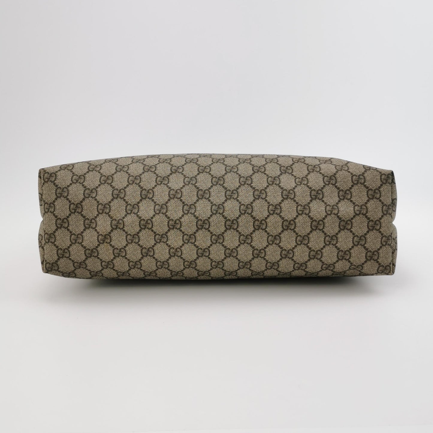 Gucci - GG Supreme Tote Bag - GG Supreme coated canvas with leather trim - Beige - (Medium)