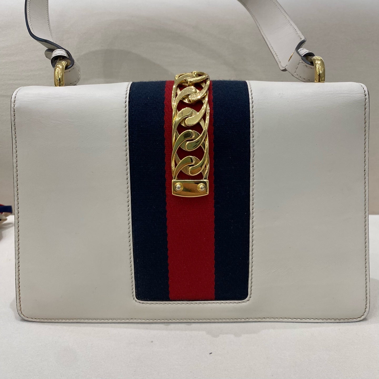 Gucci - Sylvie - Leather - White - (medium)
