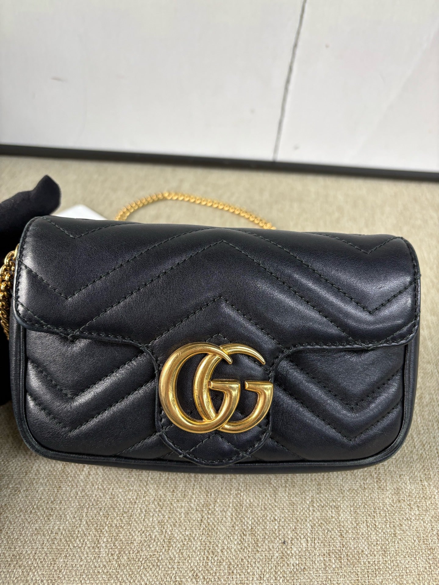 Gucci - Mini Marmont - Leather - Black - (mini)