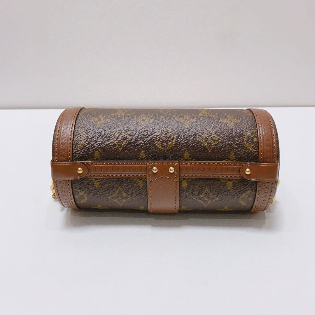 Louis Vuitton - Papillon Trunk - Monogram canvas with leather trim - Brown - (mini)