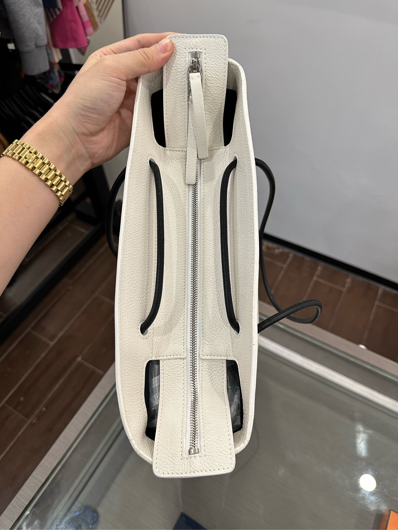 Balenciaga - Shopping Tote - Leather - White - (large)