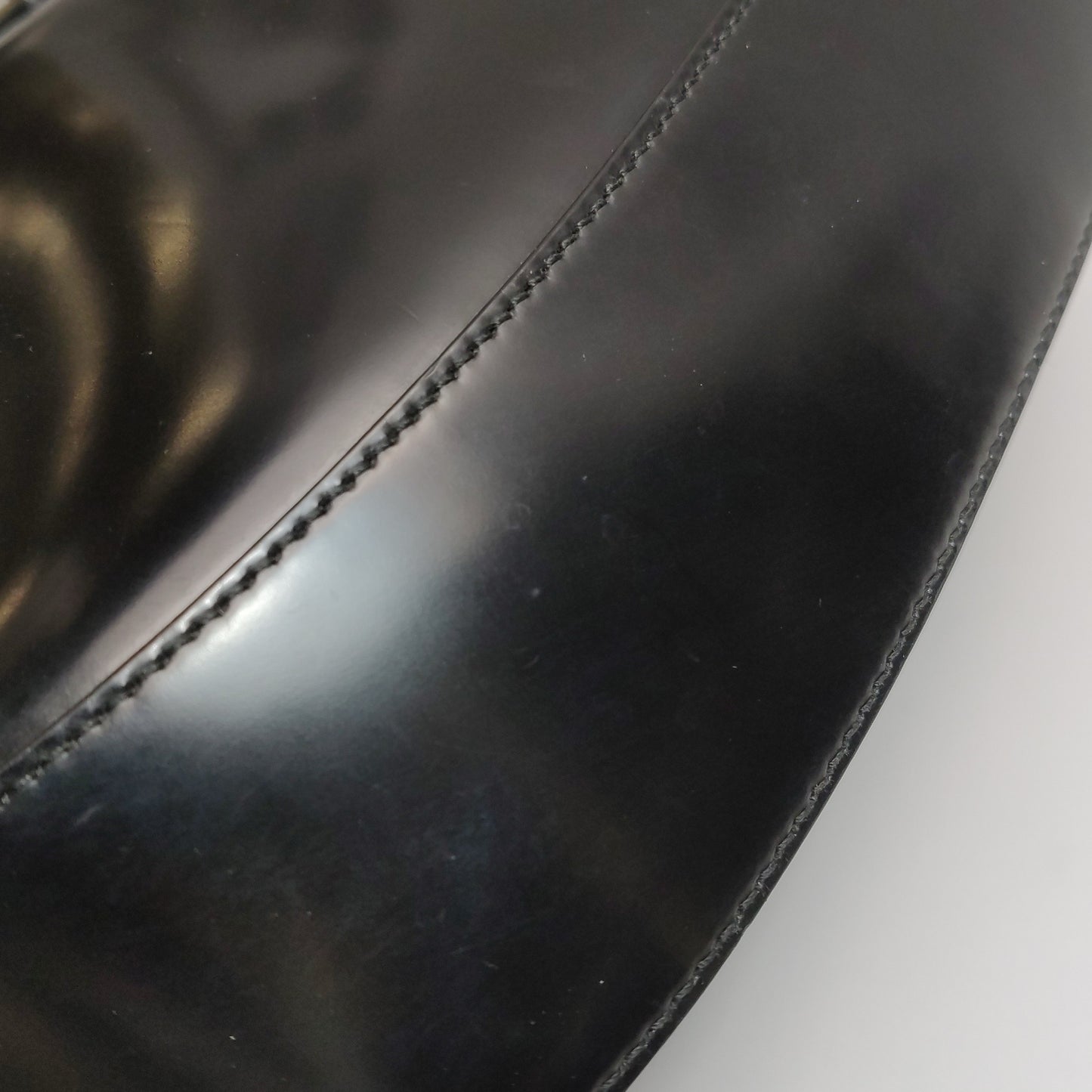Prada - Cleo Shoulder Bag - Brushed leather - Black - (small)