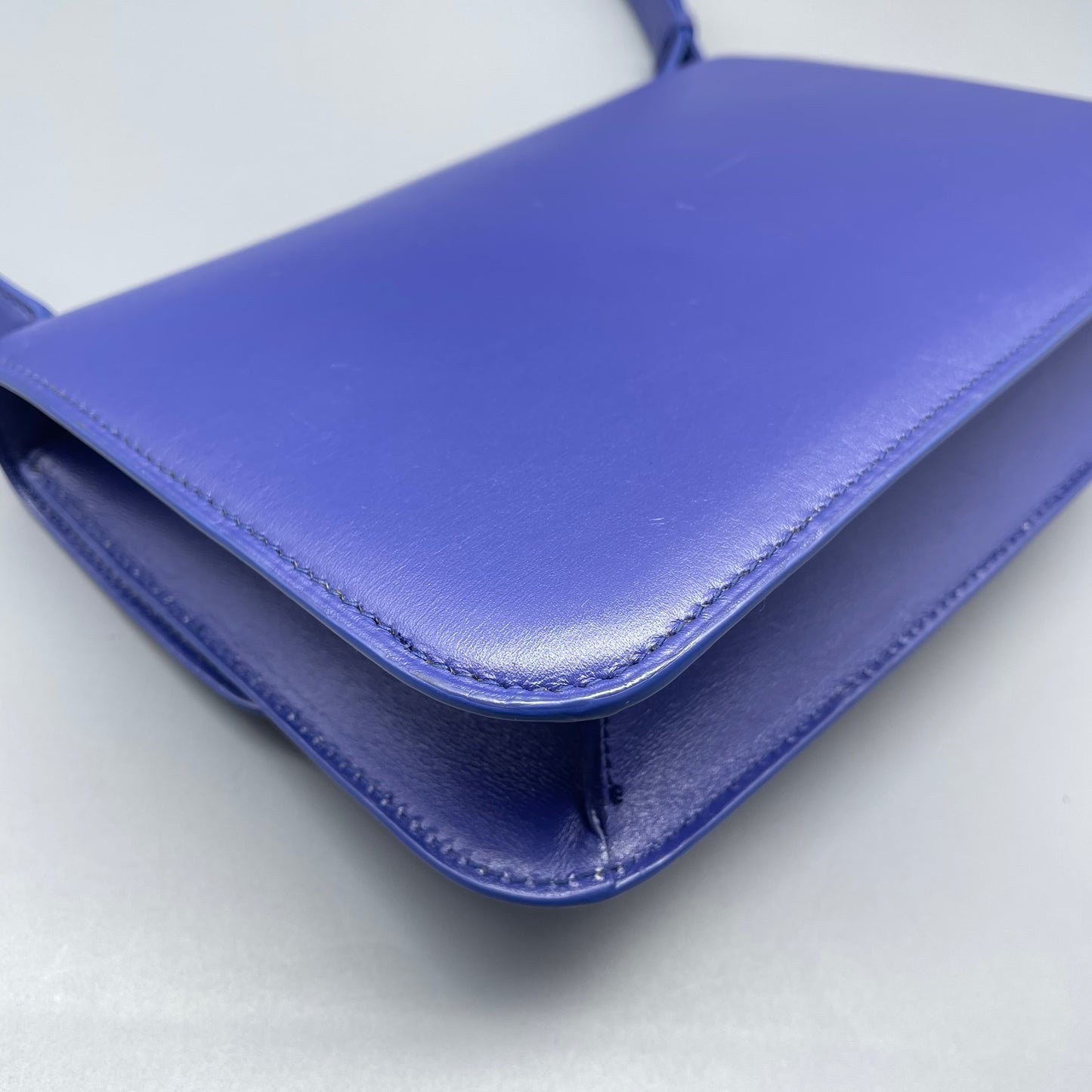Saint Laurent - Carra Box - Leather - Blue - (small)
