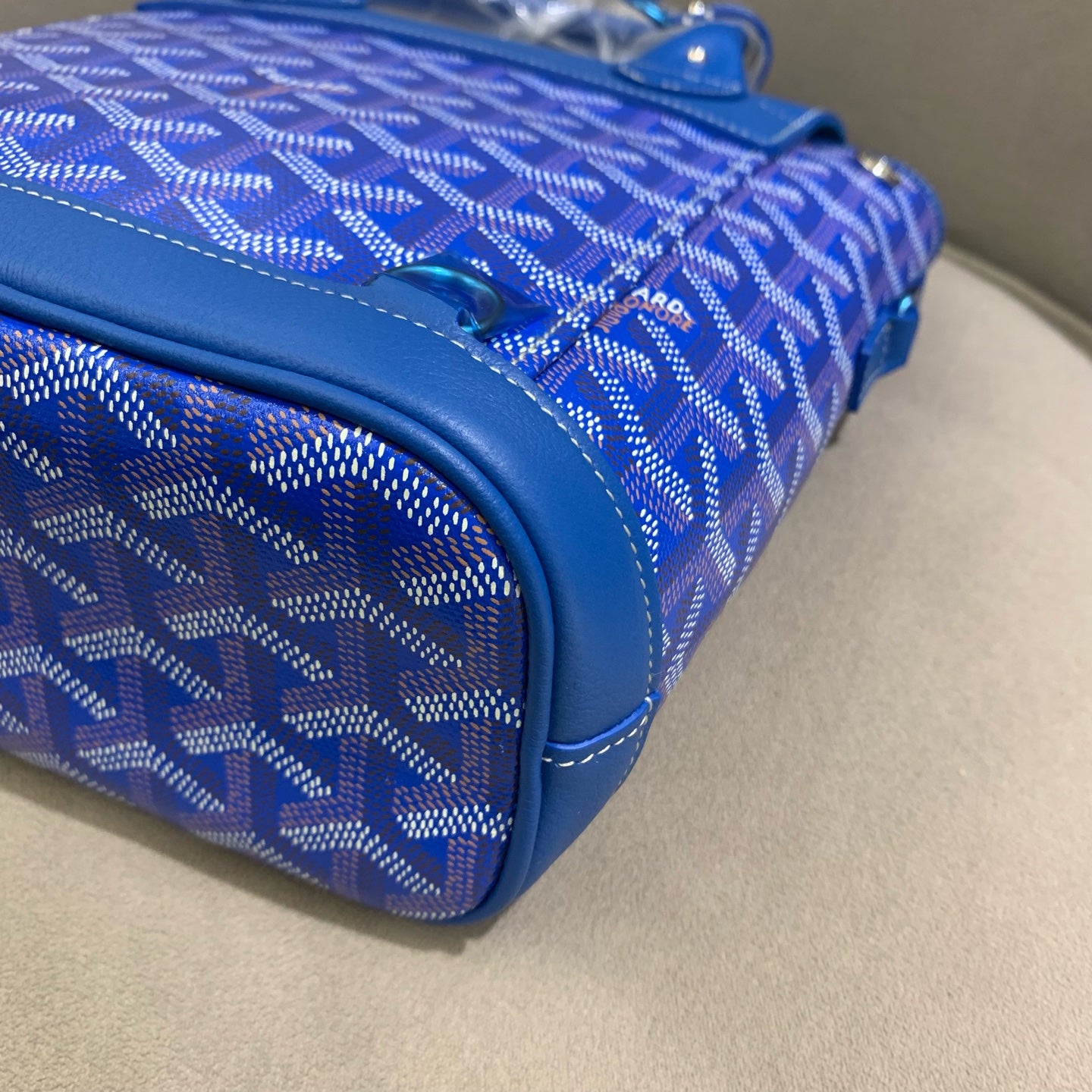 Goyard - Alpin Mini - Goyardine canvas and leather trim - Blue - (mini)