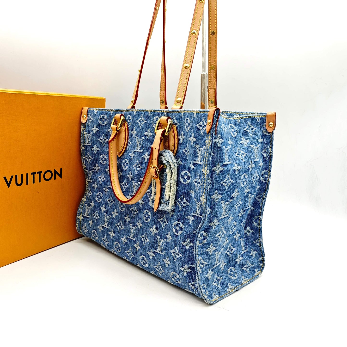 Louis Vuitton - OnTheGo - Denim - Jeans - Blue - (Large)