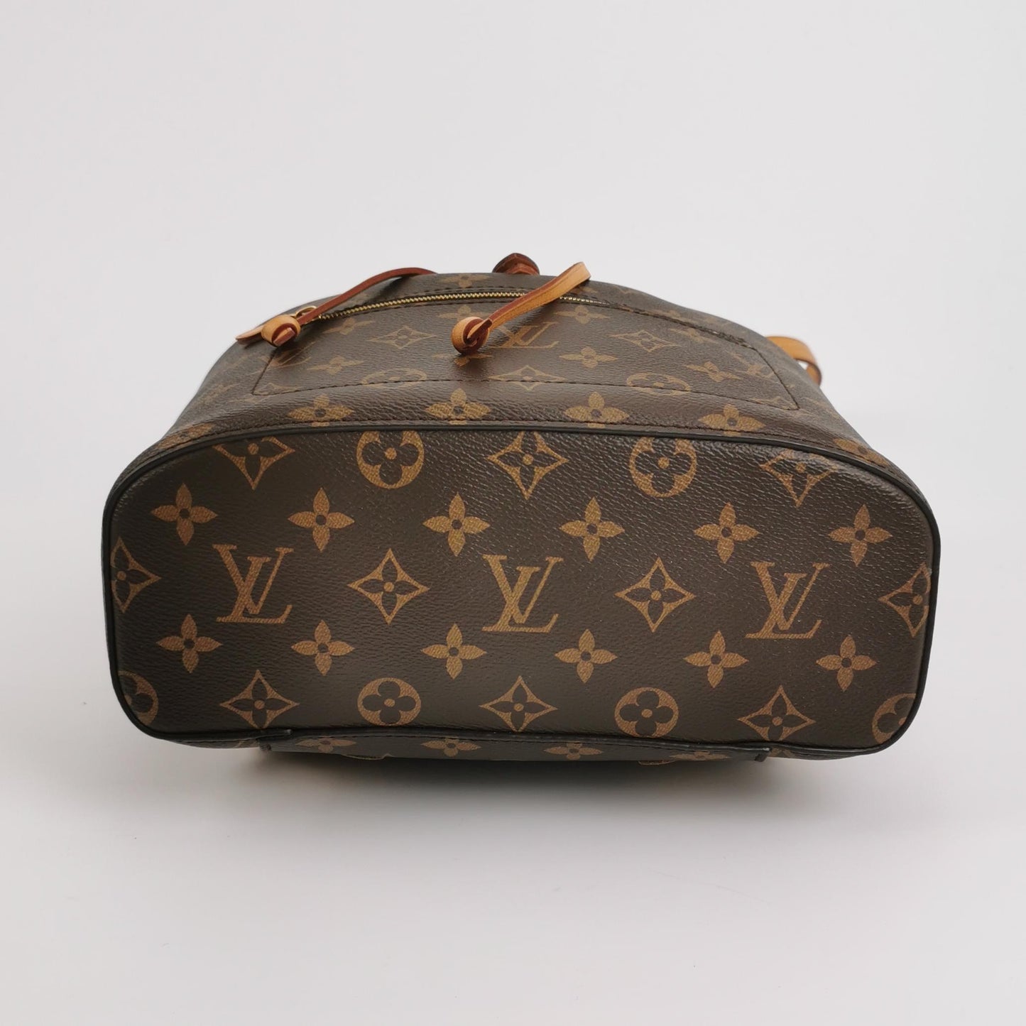 Louis Vuitton - Montsouris M45501 - Monogram coated canvas with natural Vachetta leather trim - Brown - (Medium)