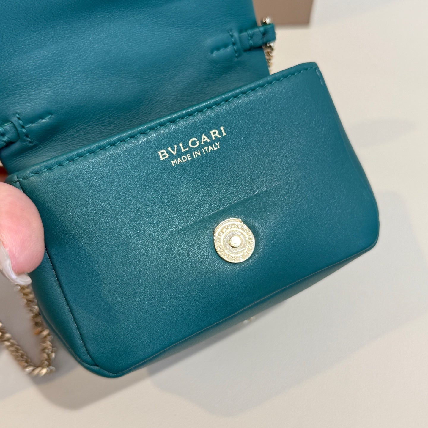 Bvlgari - Serpenti Cabochon Micro Bag - Leather - Green - (mini)