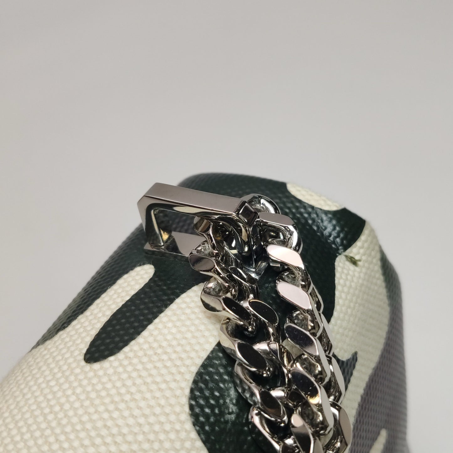 Burberry - TB Chain Bag - Coated canvas with leather trim - Multicolour - (mini)