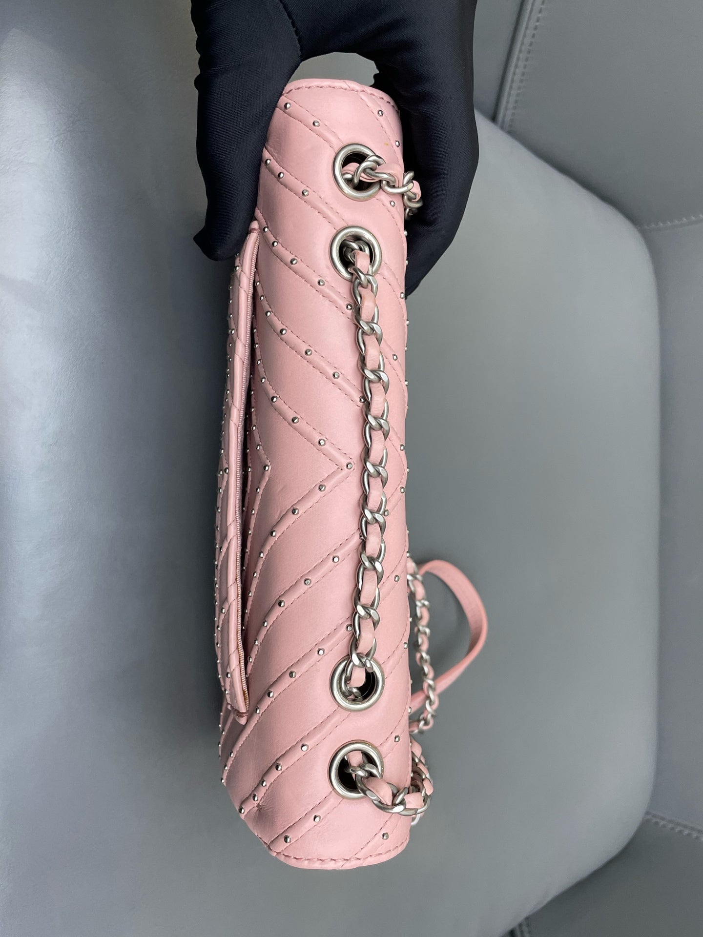 Chanel - Envelope Wallet on Chain (WOC) - Leather - Pink - (mini)
