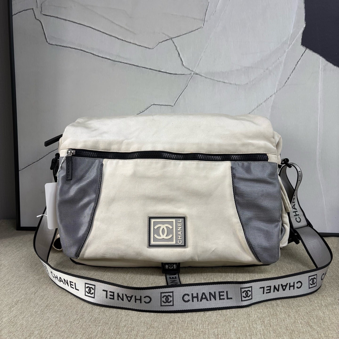 Chanel - Sports/Fitness Bag - Synthetic - Beige - (large)