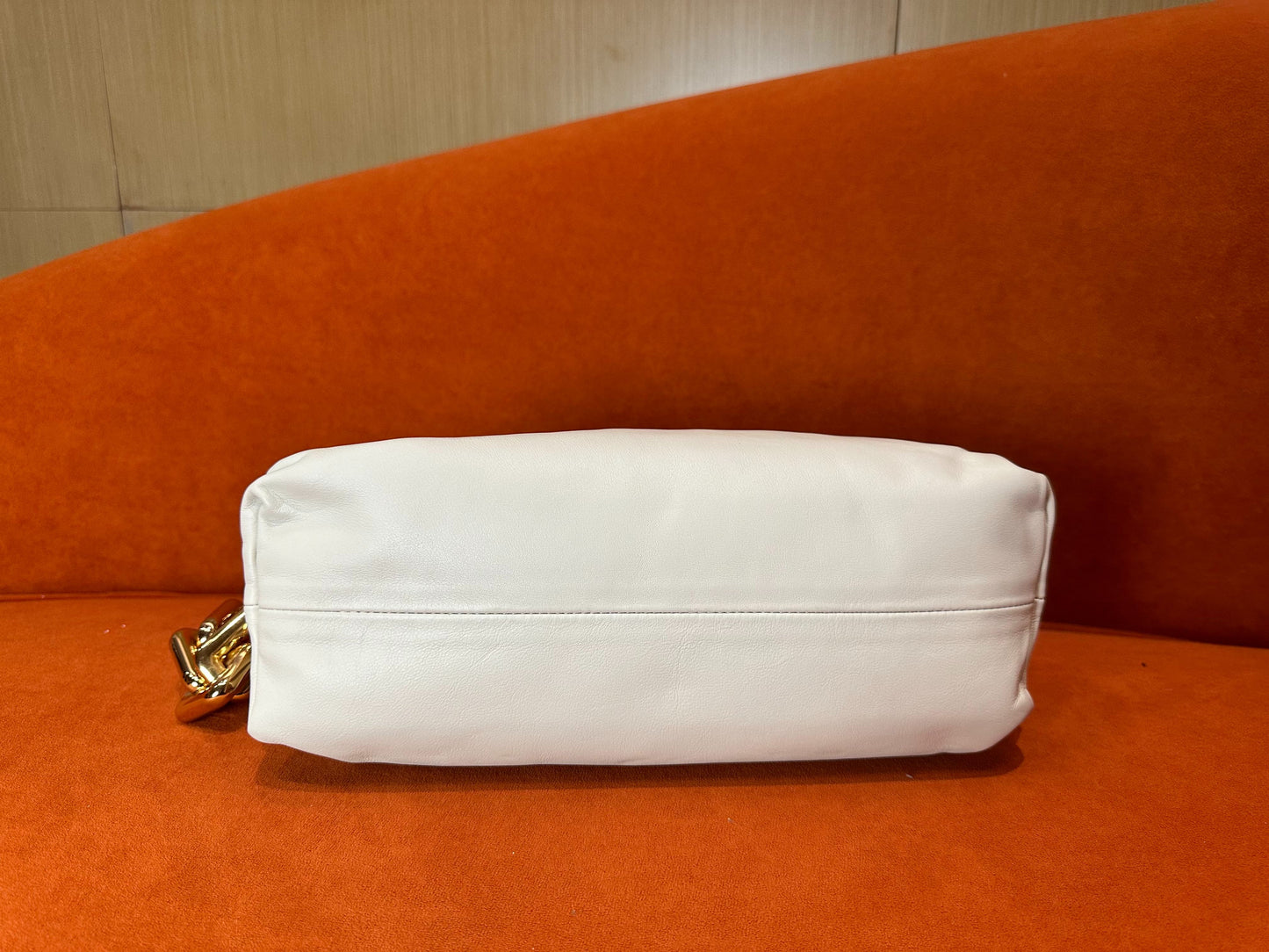 Bottega Veneta - The Chain Pouch - Leather - White - (medium)
