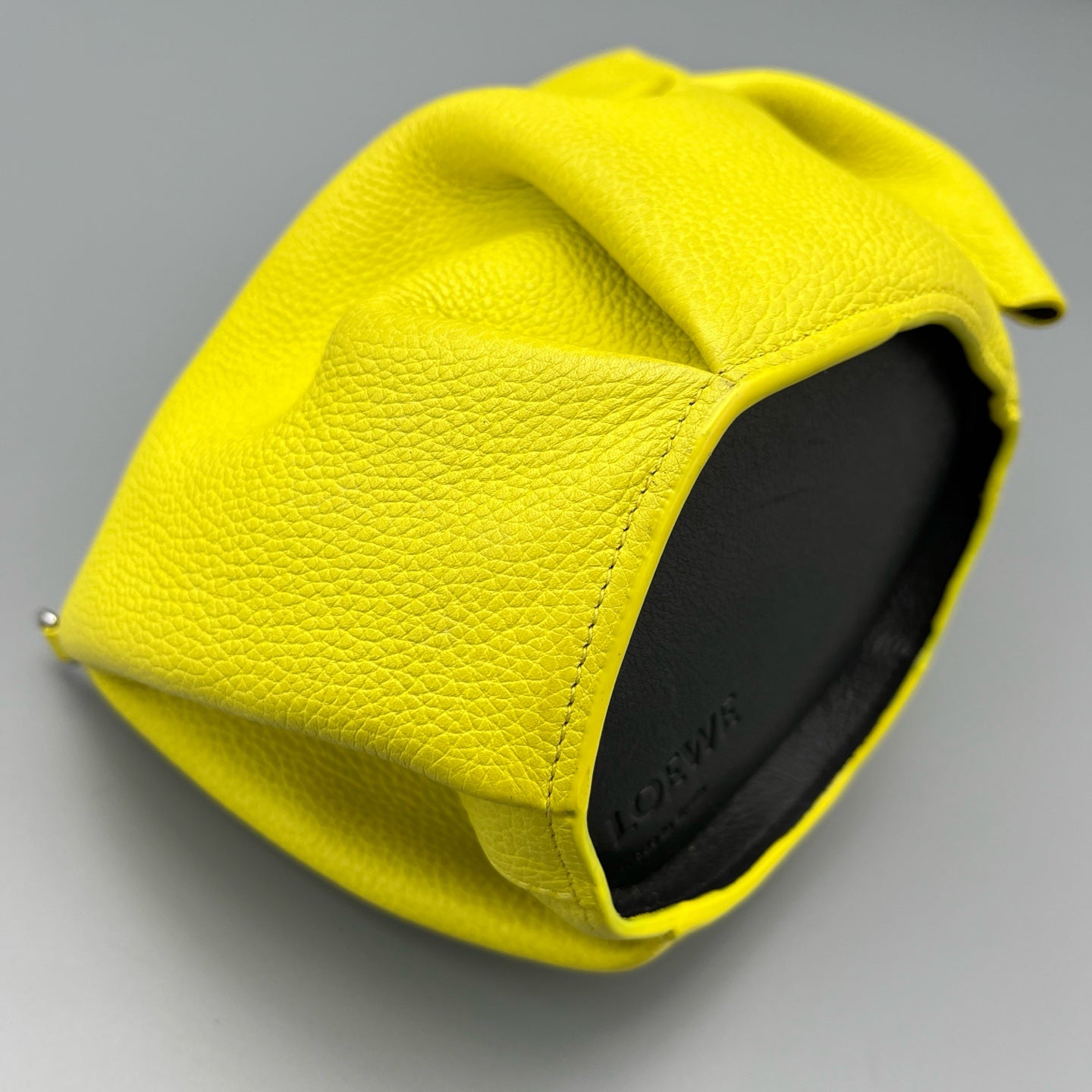 LOEWE - Elephant Bag - Grained calfskin leather - Yellow - (mini)