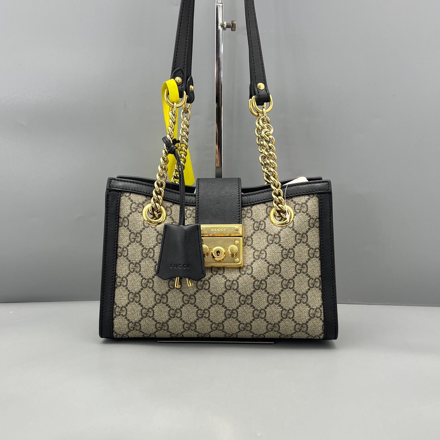 Gucci - Padlock Small Shoulder Bag - GG Supreme canvas and leather - Beige, Black, Brown, Gold - (small)