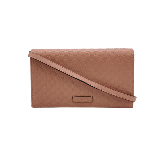 Gucci - Microguccissima Wallet on Chain (WOC) - Leather - Pink - (mini)