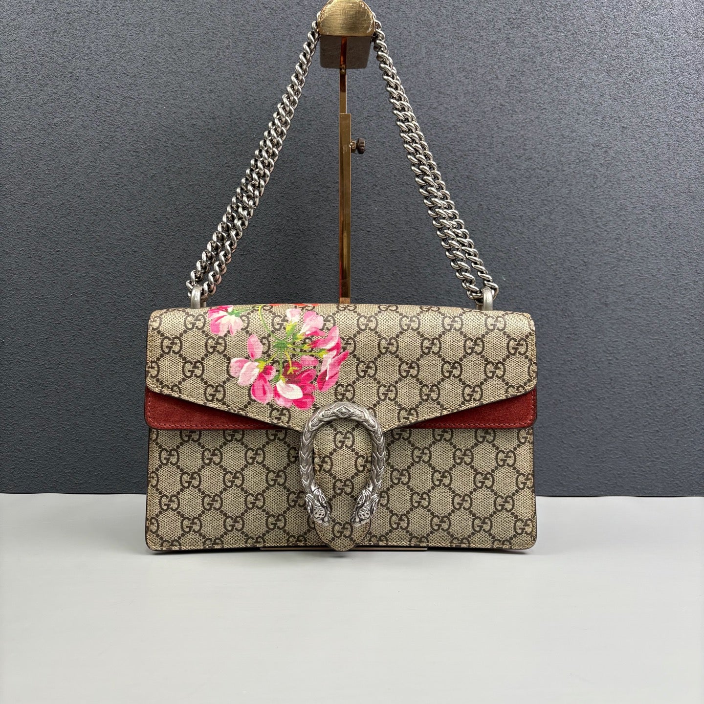 Gucci - Dionysus Small Shoulder Bag - GG Supreme canvas with suede and leather trim - Multicolour - (Small)