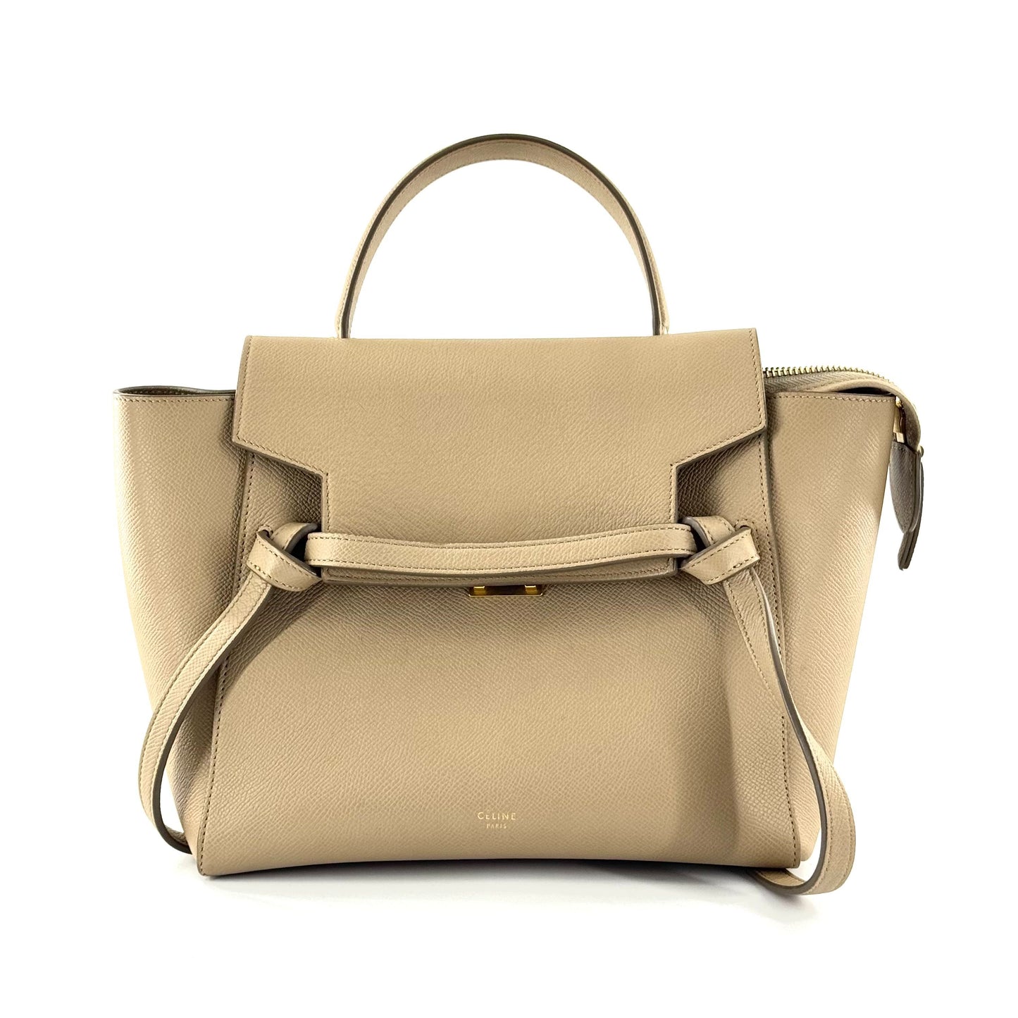 Celine - Belt Bag - Grained calfskin leather - Beige - (Small)