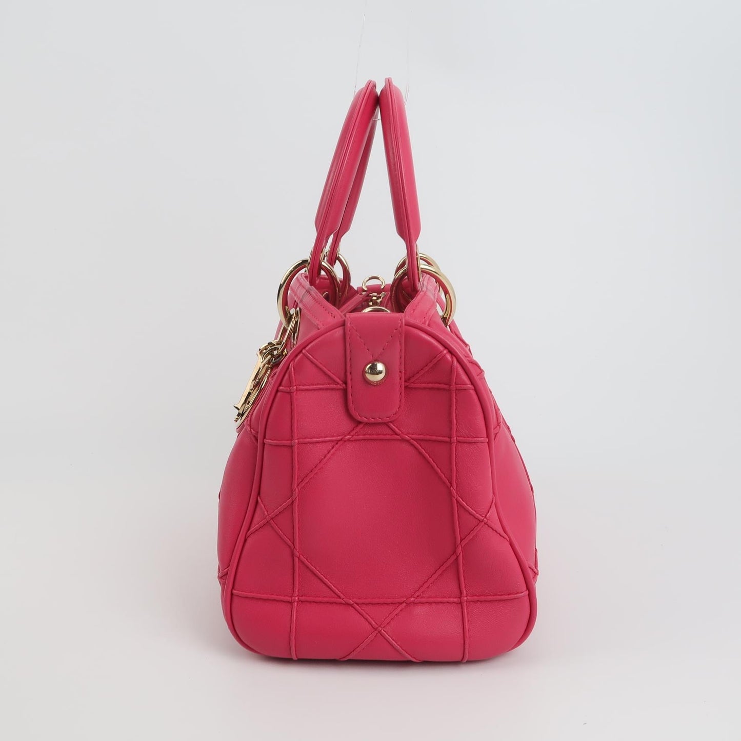 Dior - Granville Boston Bag - Leather - Pink - (Medium)