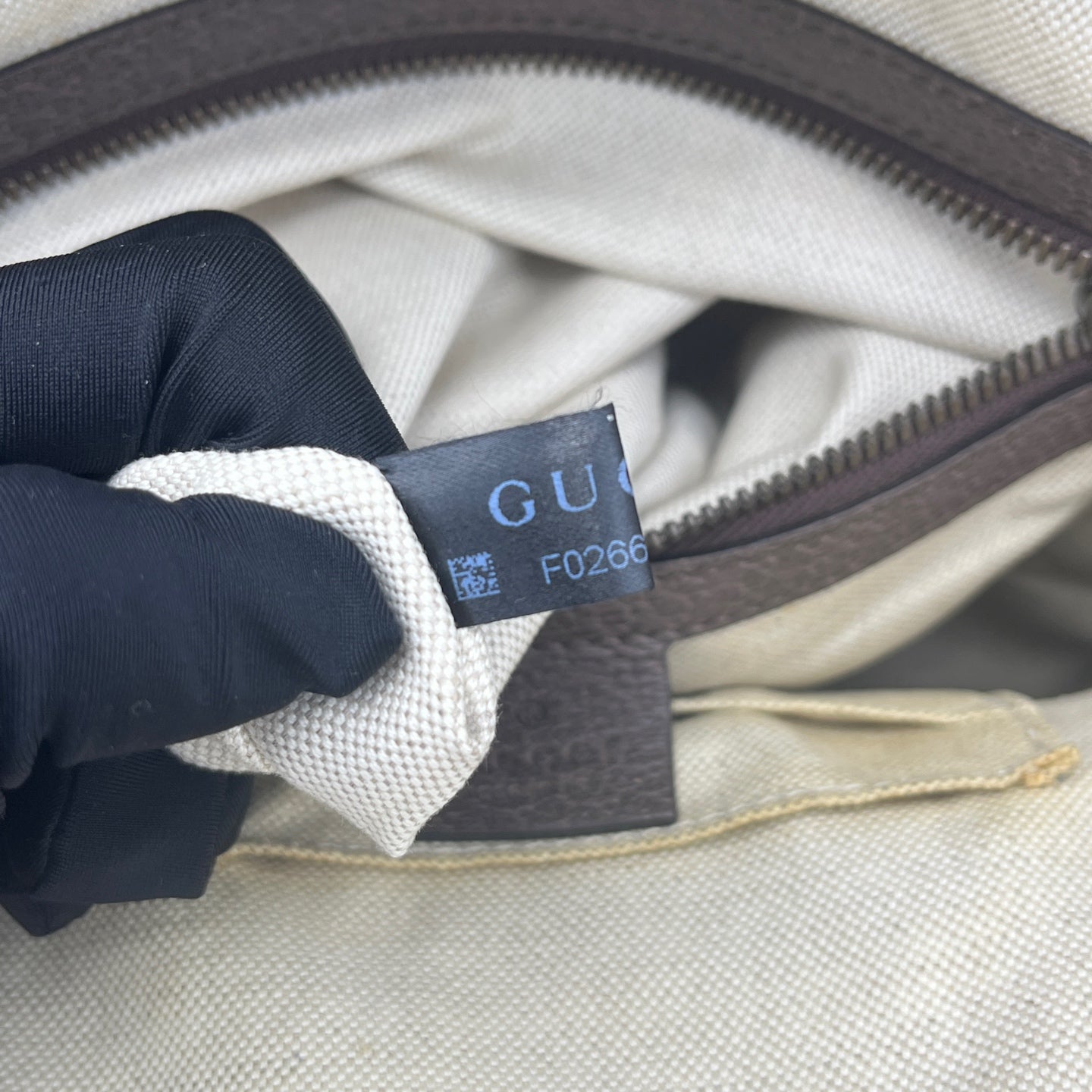 Gucci - Ophidia Backpack - GG Supreme canvas with leather trim - Brown - (small)