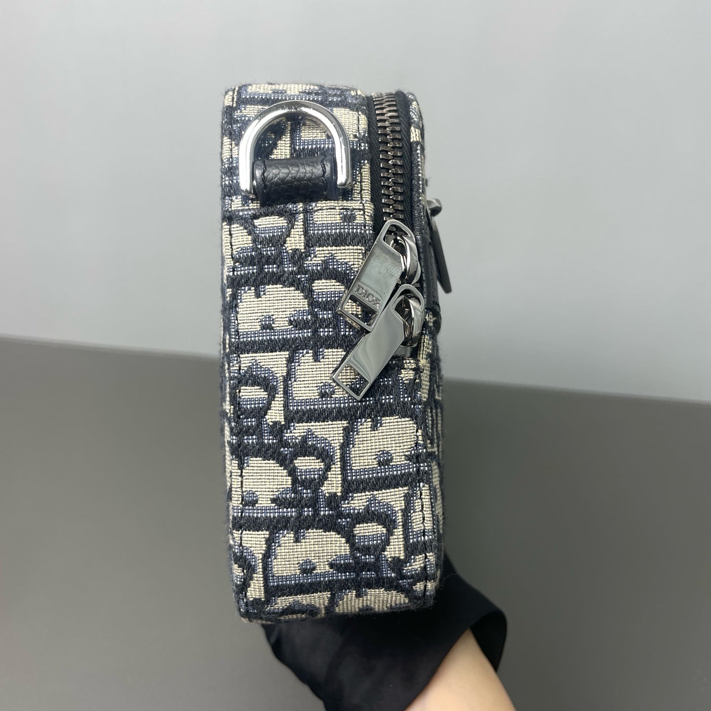 Dior - Safari Messenger Bag - Canvas and cowhide leather - Beige and Black - (small)