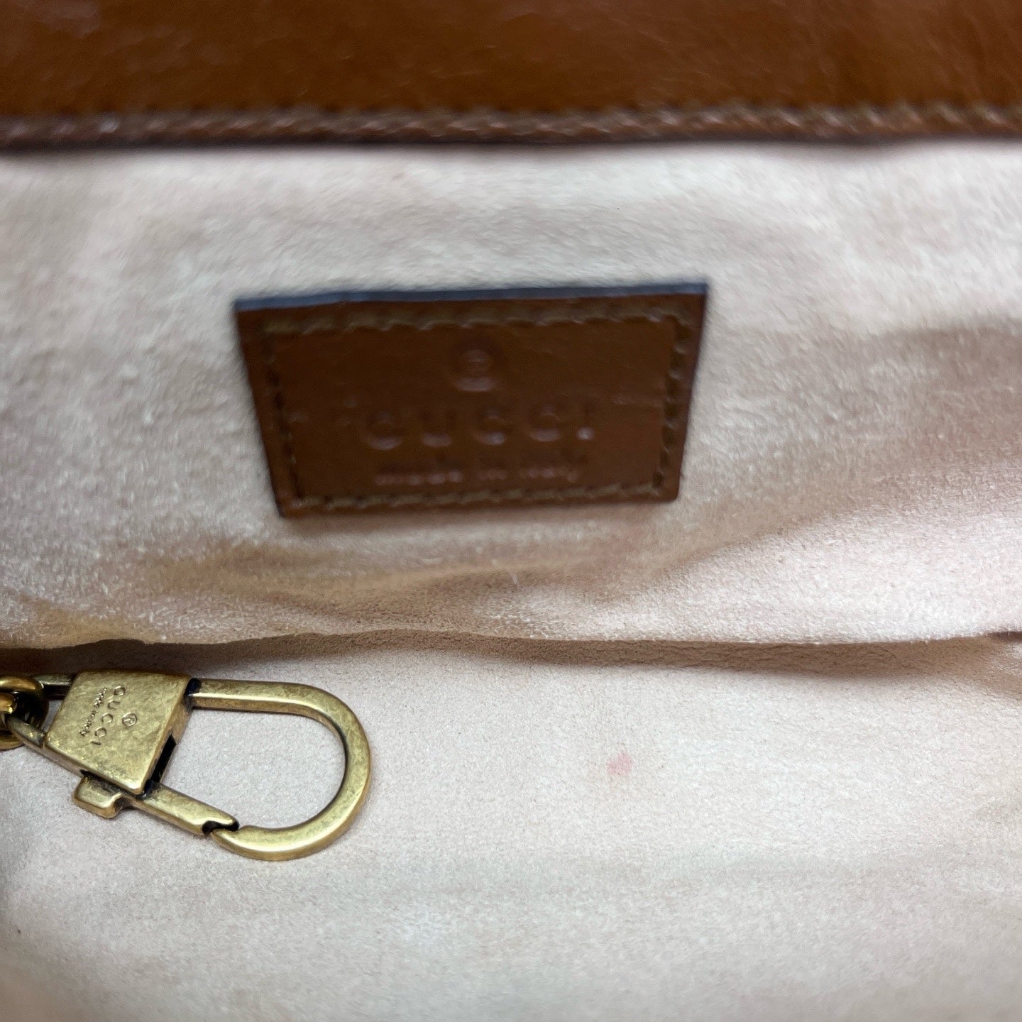 Gucci - GG Marmont Mini - Leather - Brown - (mini)