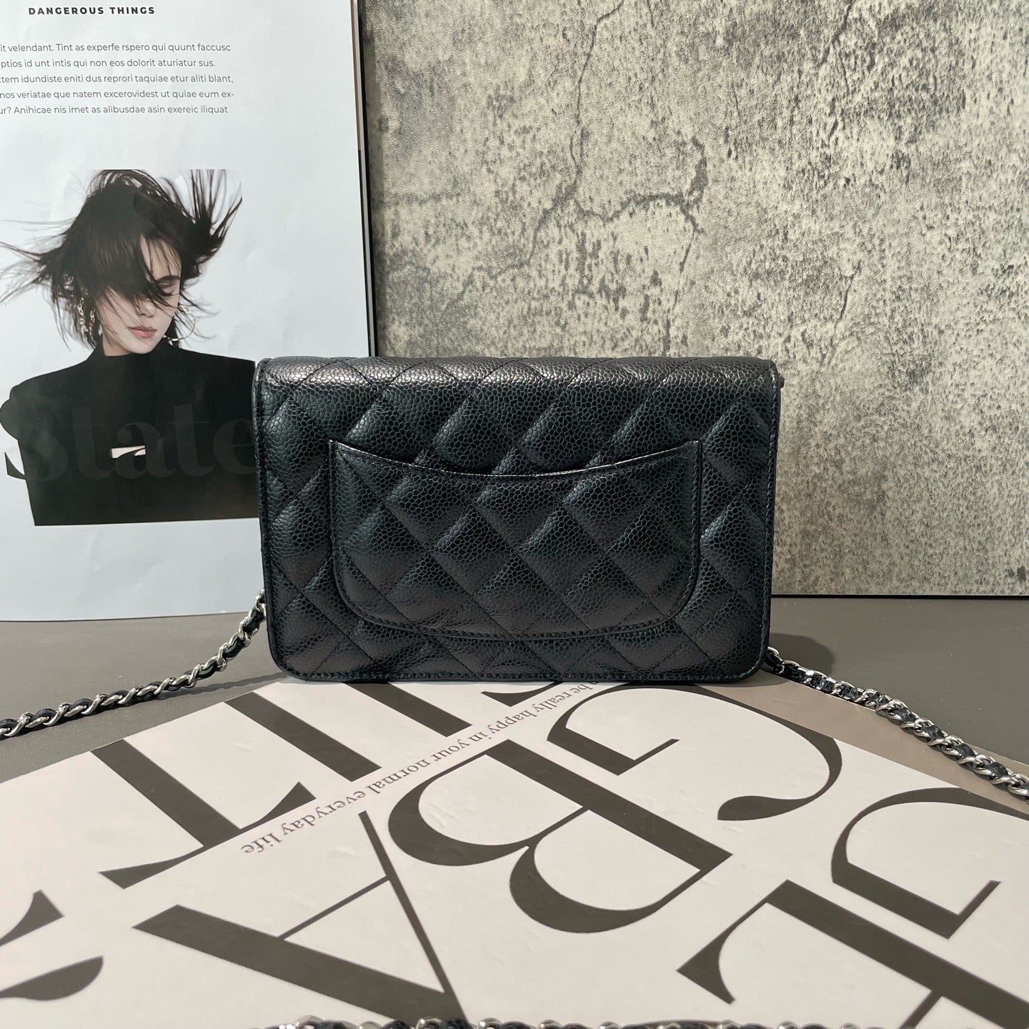 Chanel - Wallet on Chain (WOC) - Caviar leather - Black - (Mini)