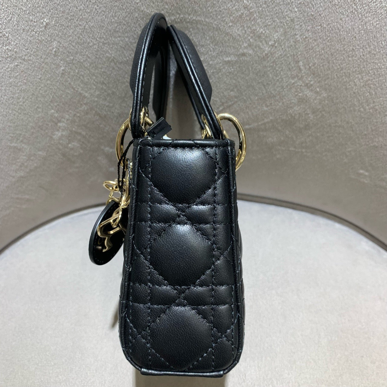 Dior - Lady Dior Supermini - Lambskin leather - Black - (mini)