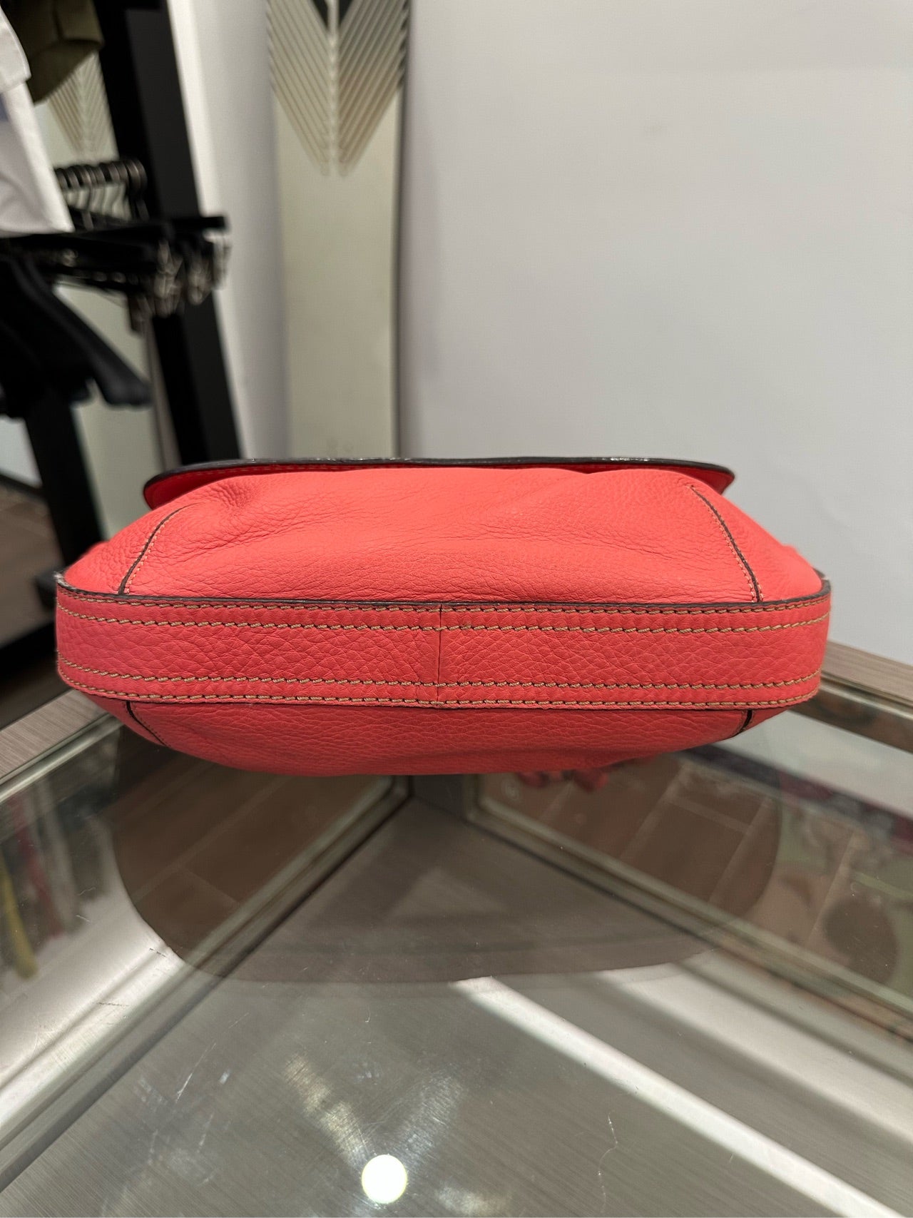 Loewe - Woven Strap Flap Shoulder Bag - Leather - Red - (Small)