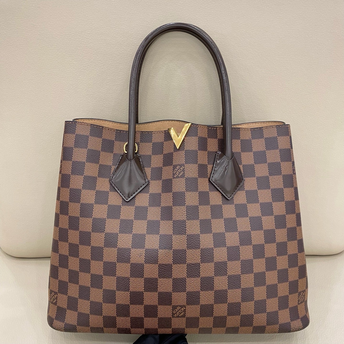 Louis Vuitton - Kensington - Coated canvas with leather trim - Brown - (medium)