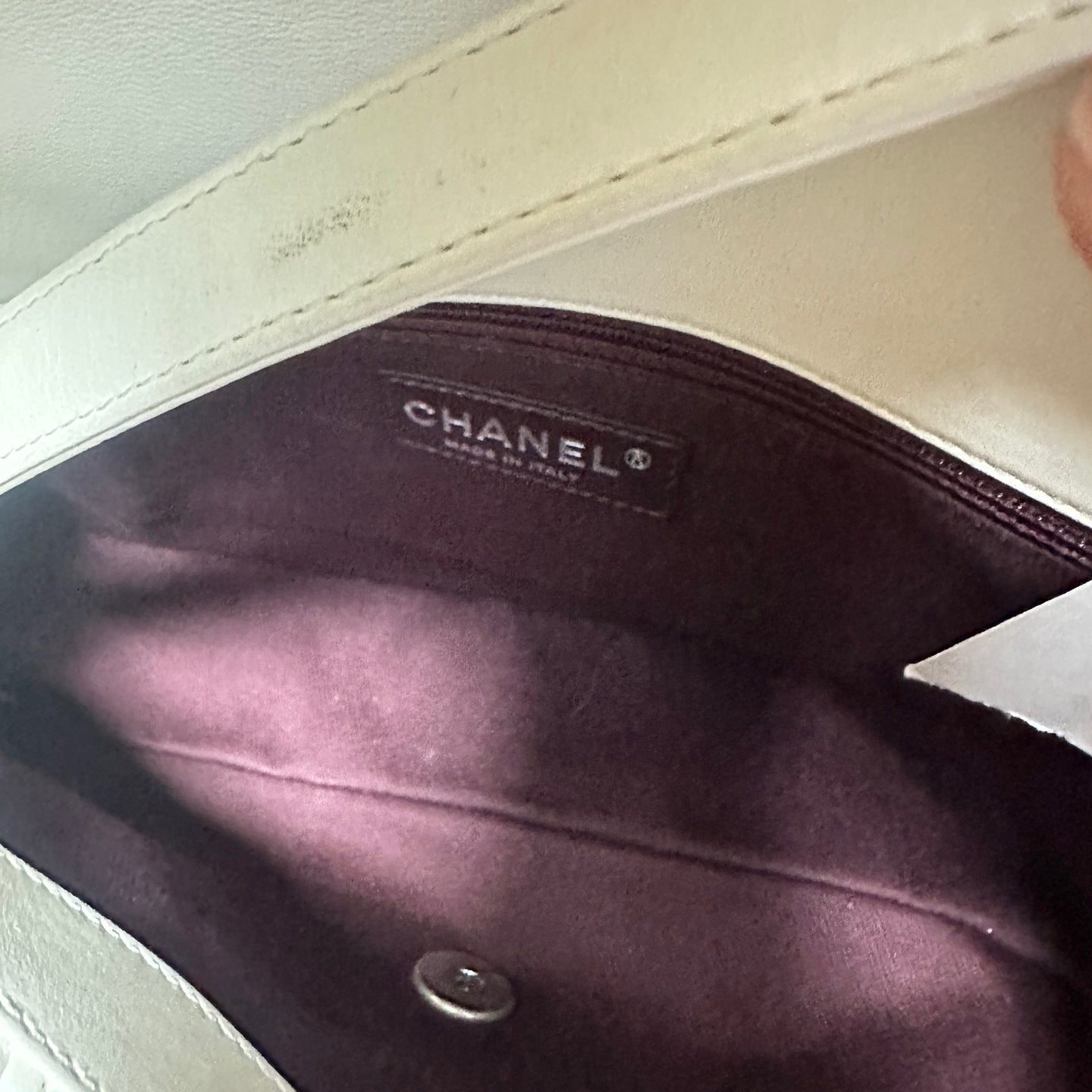 Chanel - Seasonal Flap Bag - Lambskin leather - White - (medium)