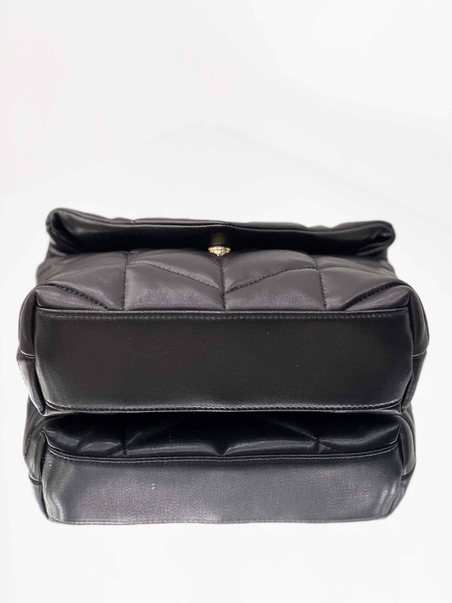 Saint Laurent - Loulou Puffer Mini - Leather - Black - (mini)