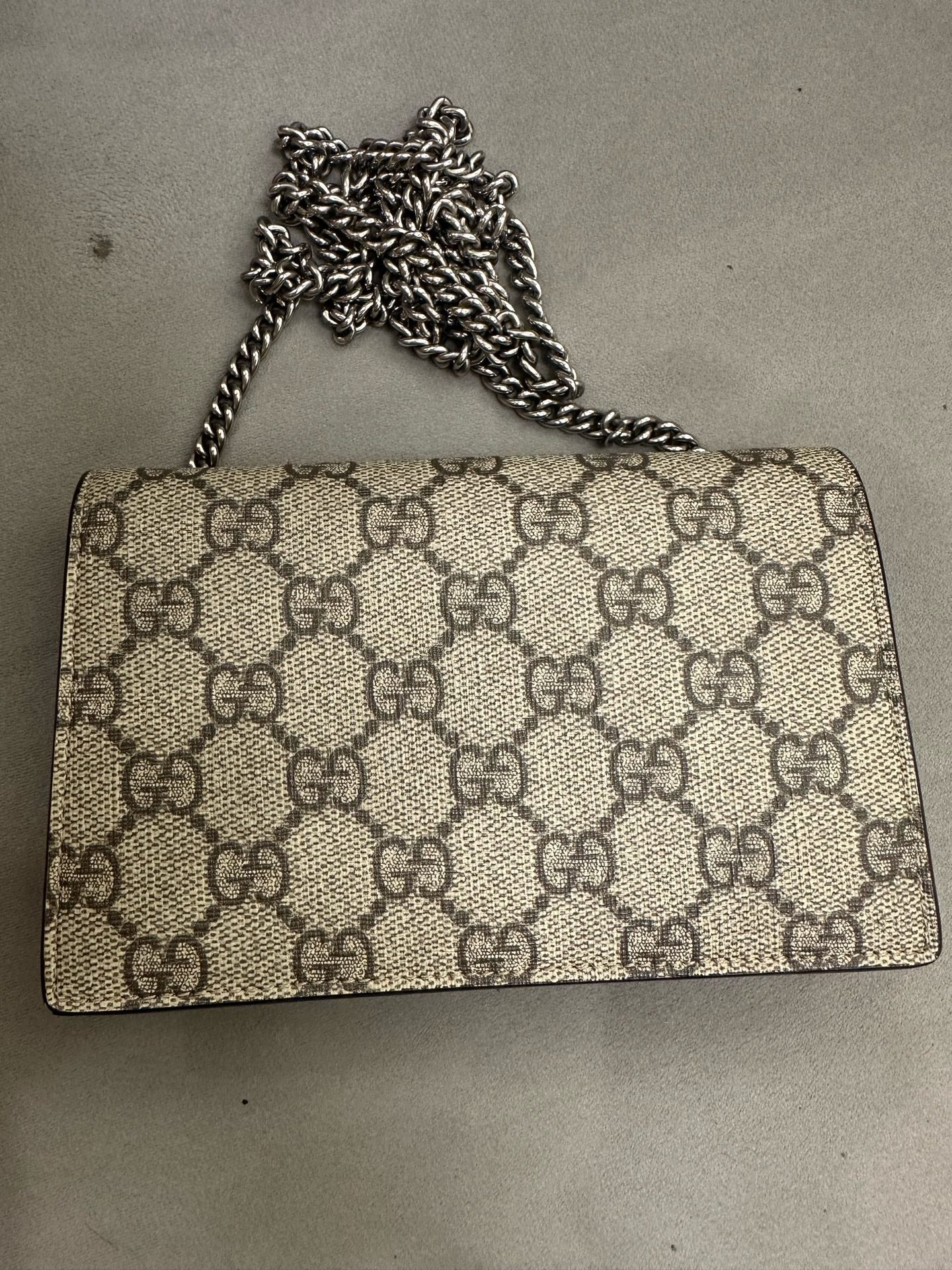 Gucci - Dionysus Mini - GG Supreme canvas with suede trim - Brown - (mini)