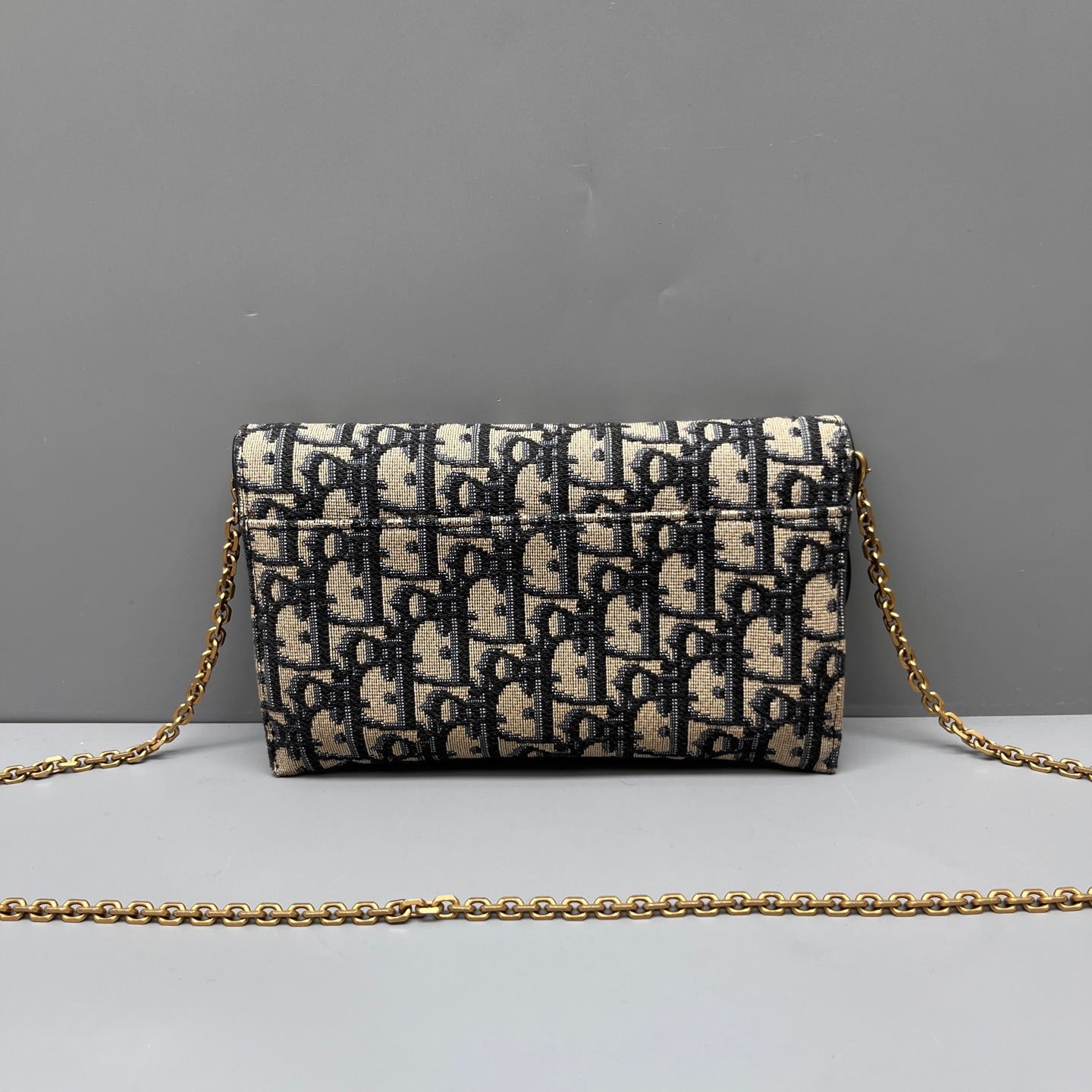 Dior - Saddle Wallet On Chain - Cloth - Multicolour - (mini)