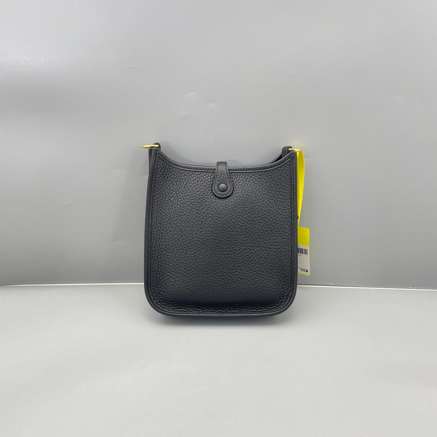 Hermes - Evelyne Mini - Taurillon Clemence leather - Black with Gold-Tone Hardware - (mini)