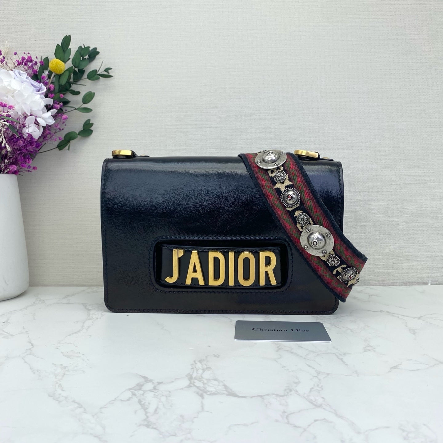 Dior - J'ADior - Oiled wax leather - Black - (Medium)