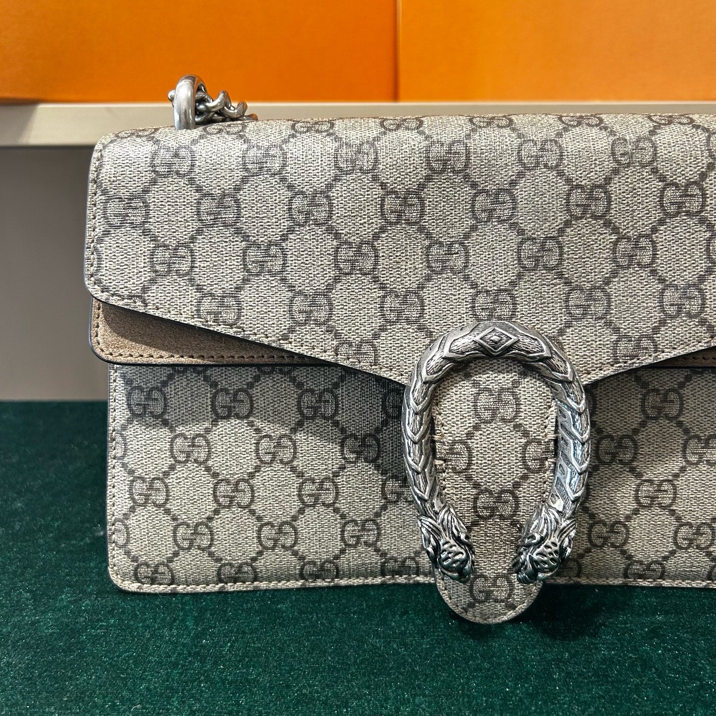 Gucci - Dionysus Shoulder Bag - Canvas - Beige - (medium)