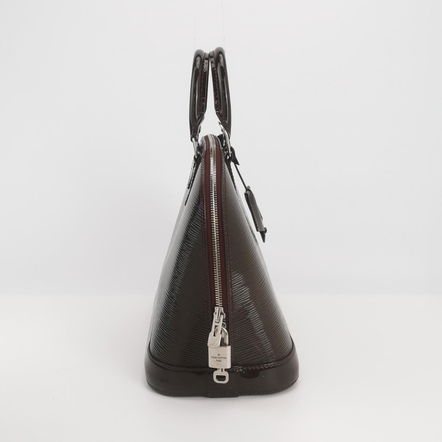 Louis Vuitton - Alma BB - Epi patent leather - Burgundy - (Small)