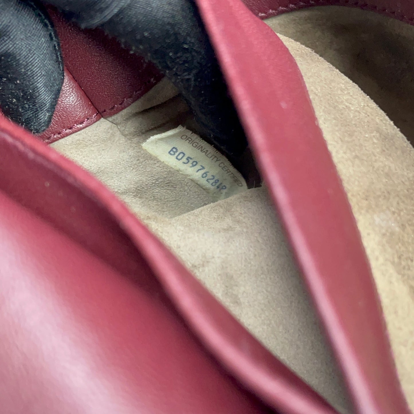 Bottega Veneta - Olympia - Lambskin leather - Burgundy - (Small)