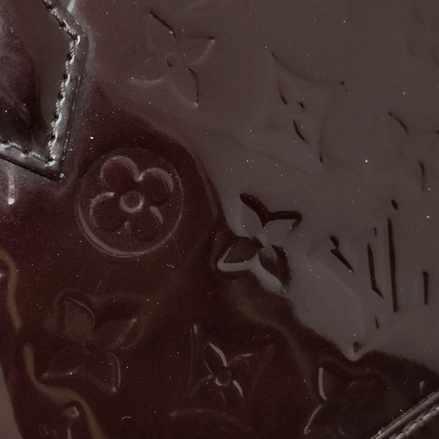 Louis Vuitton - Alma BB - Patent leather - Burgundy - (mini)