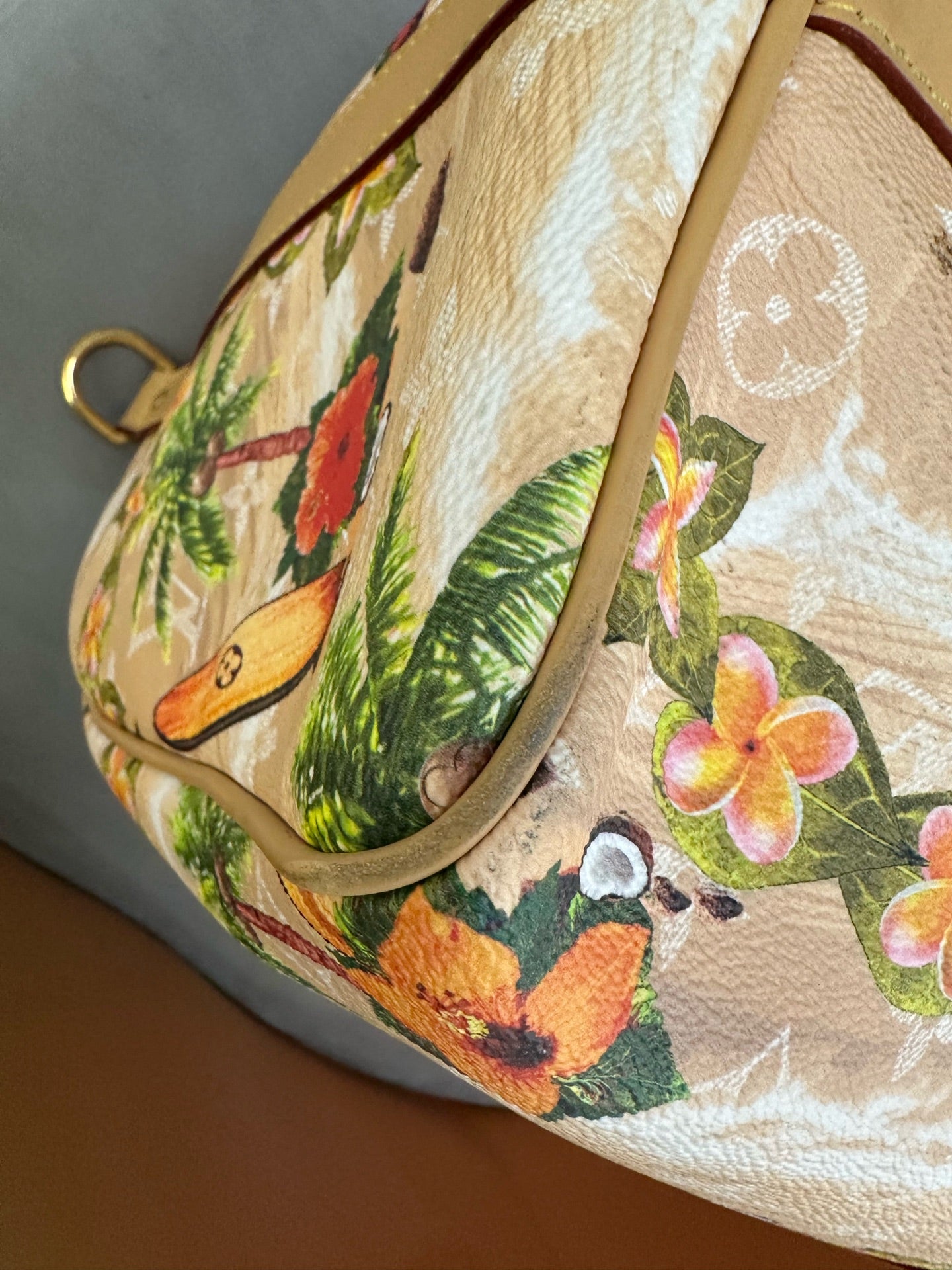 Louis Vuitton - Keepall 50 Blossom Floral SS24 Limited Edition - Coated canvas with Vachetta leather trim - Multicolour - (Large)