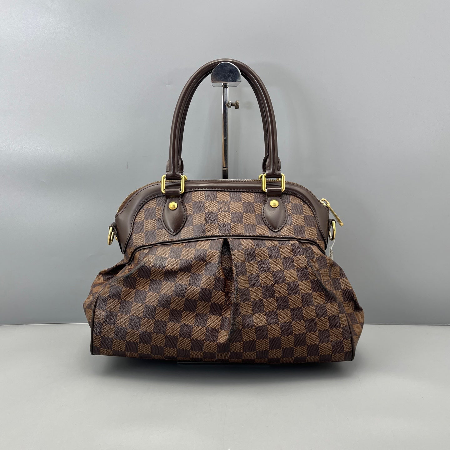 Louis Vuitton - Tivoli GM - Damier Ebene canvas with cowhide leather trim - Brown - (medium)