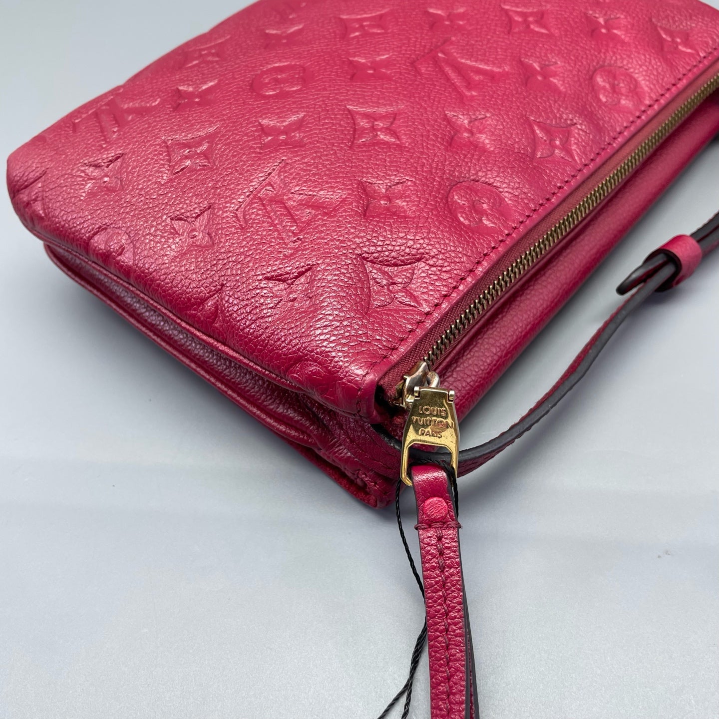 Louis Vuitton - Twice - Leather - Burgundy - (Small)