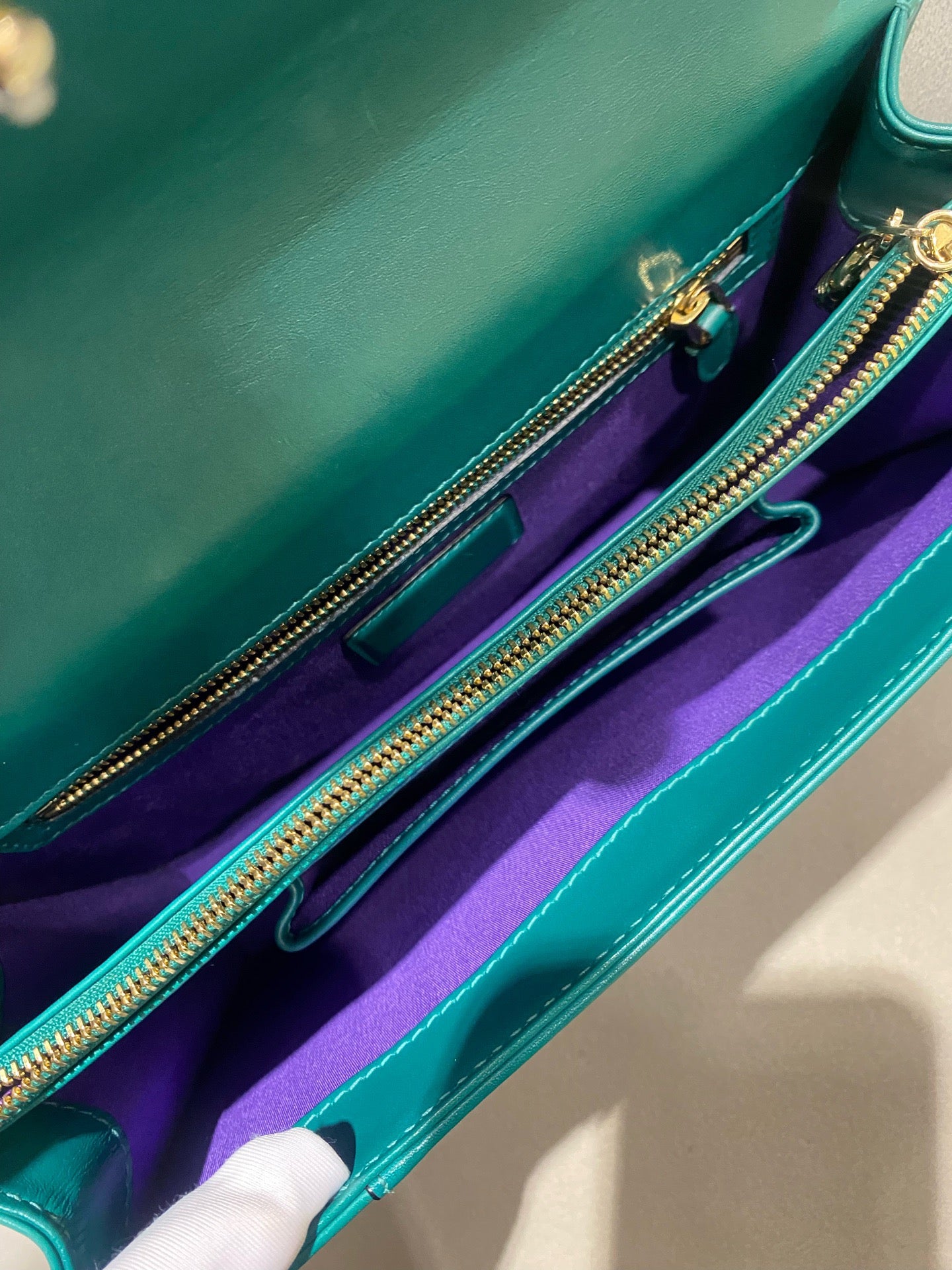 Bvlgari - Serpenti Forever Flap Bag - Leather - Green - (Large)