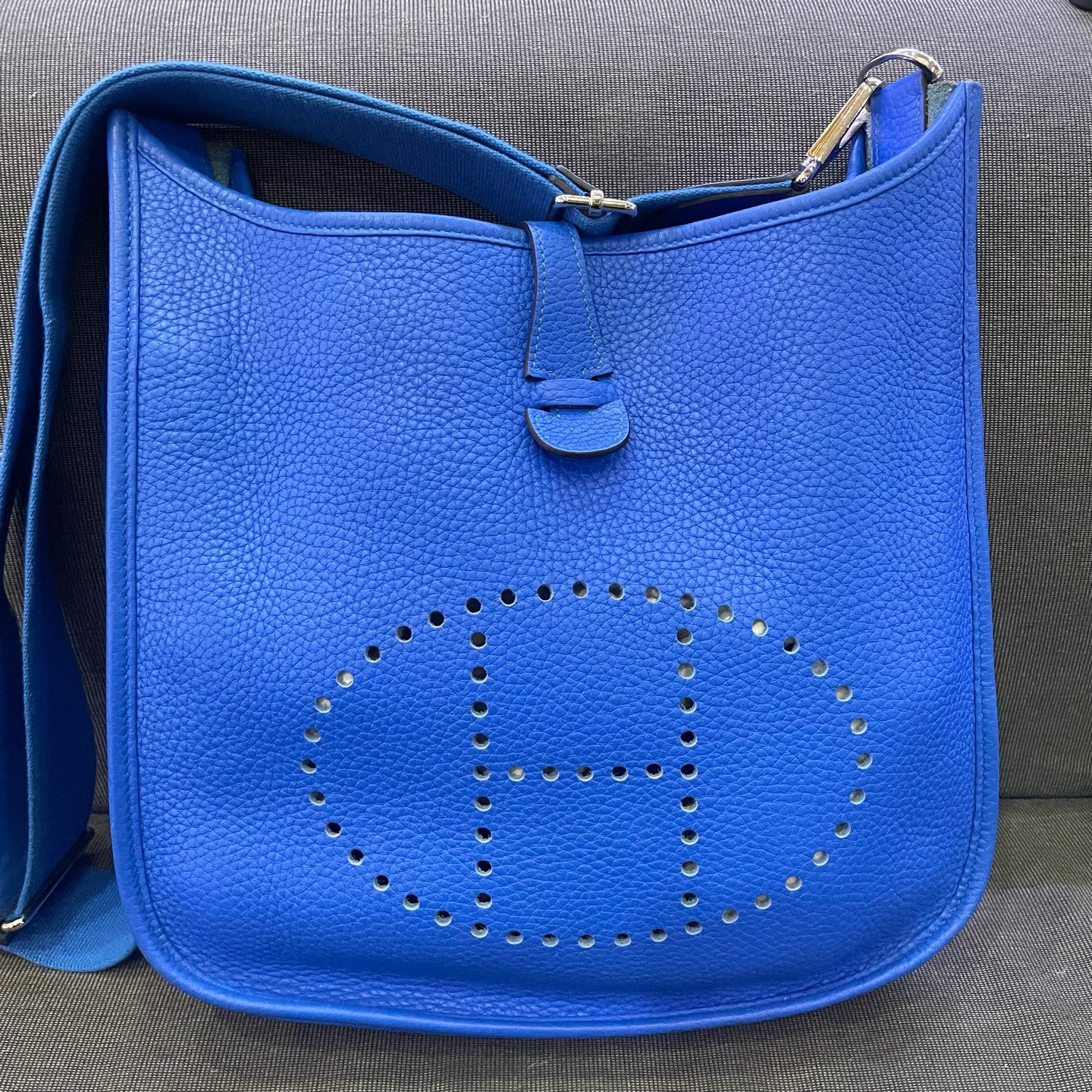 Hermès - Evelyne 29 - Leather - Blue - (medium)