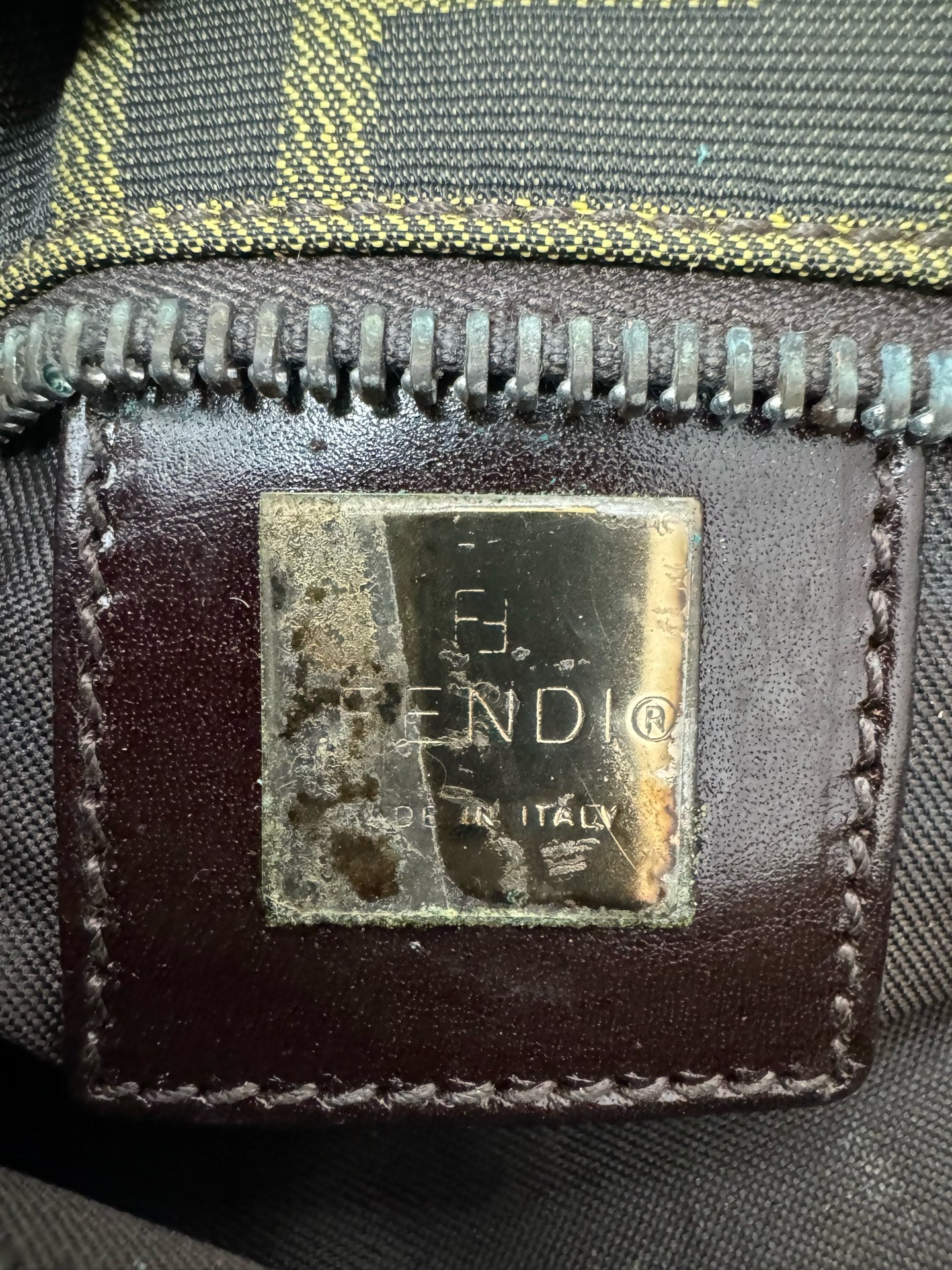 Fendi - Zucca Monogram Shoulder Bag - Canvas - Brown - (mini)