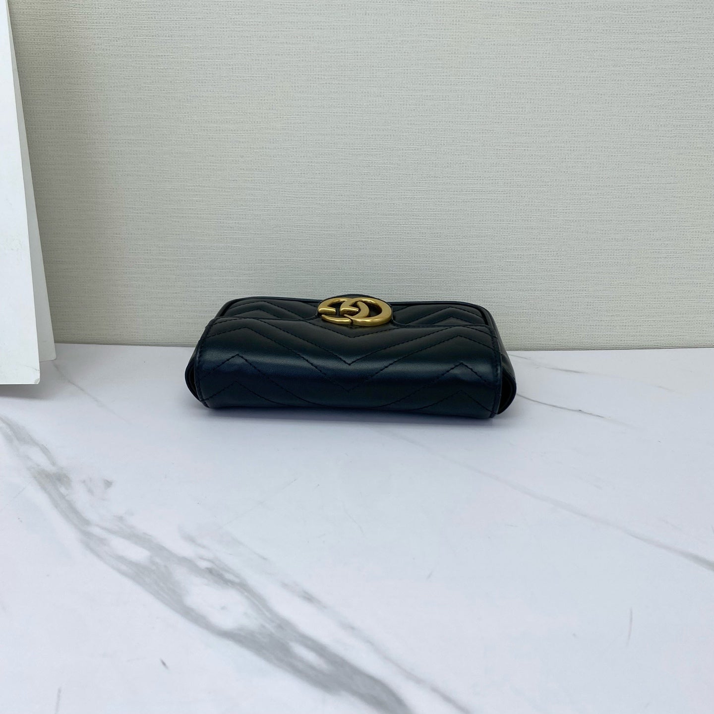 Gucci - GG Marmont Mini Shoulder Bag - Leather - Black - (mini)