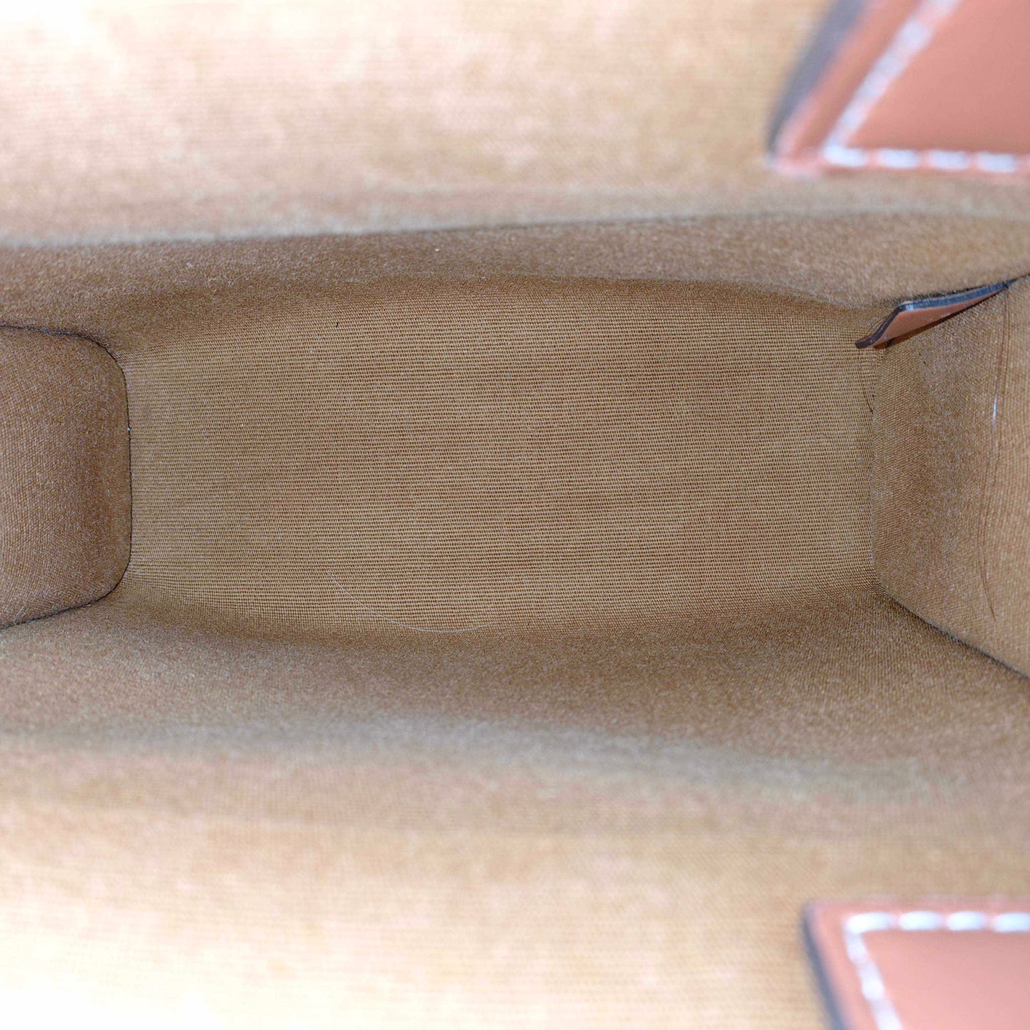 Celine - Mini Cabas Vertical - Triomphe Canvas with Calfskin Leather trim - Brown - (Mini)