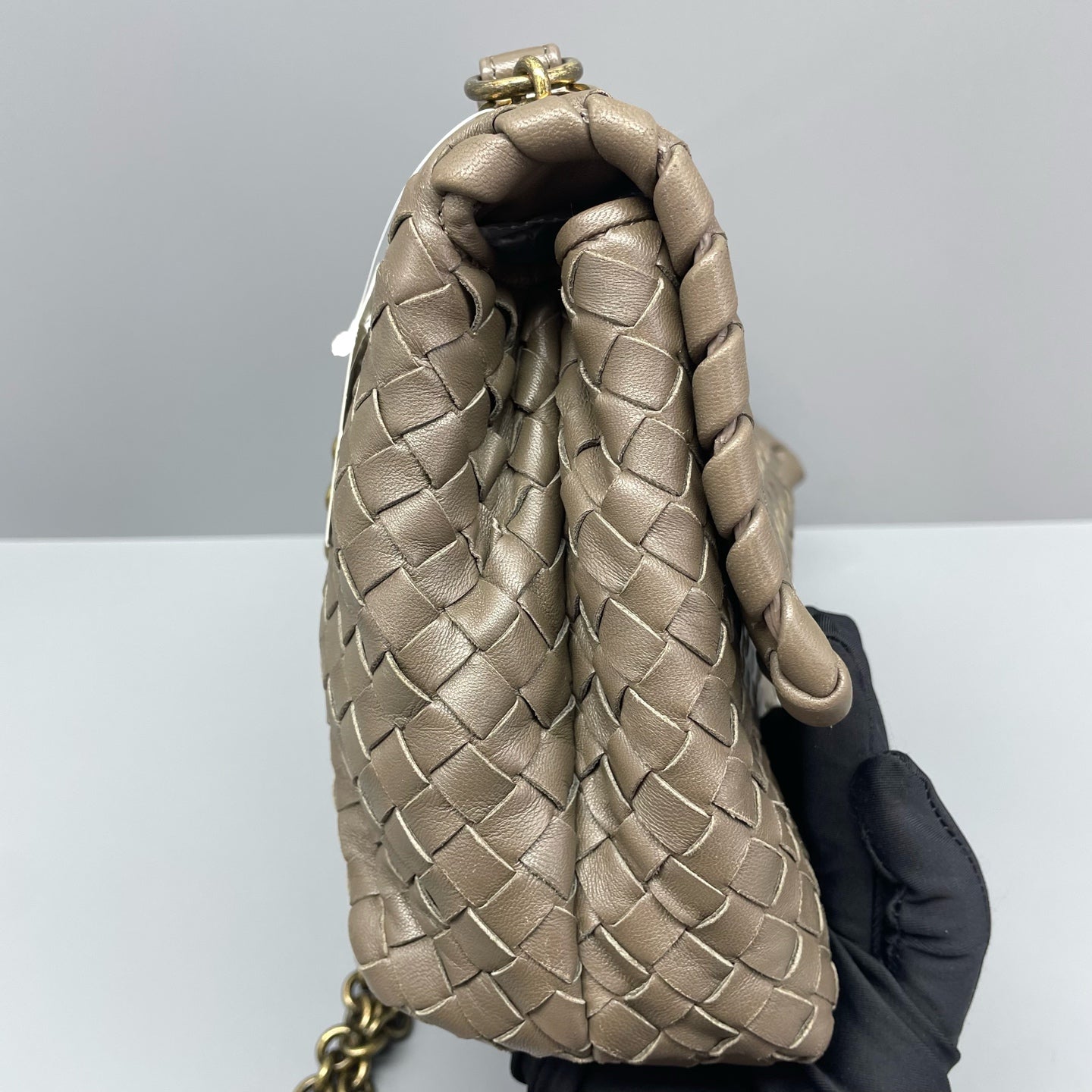 Bottega Veneta - Olimpia - Leather - Grey - (small)