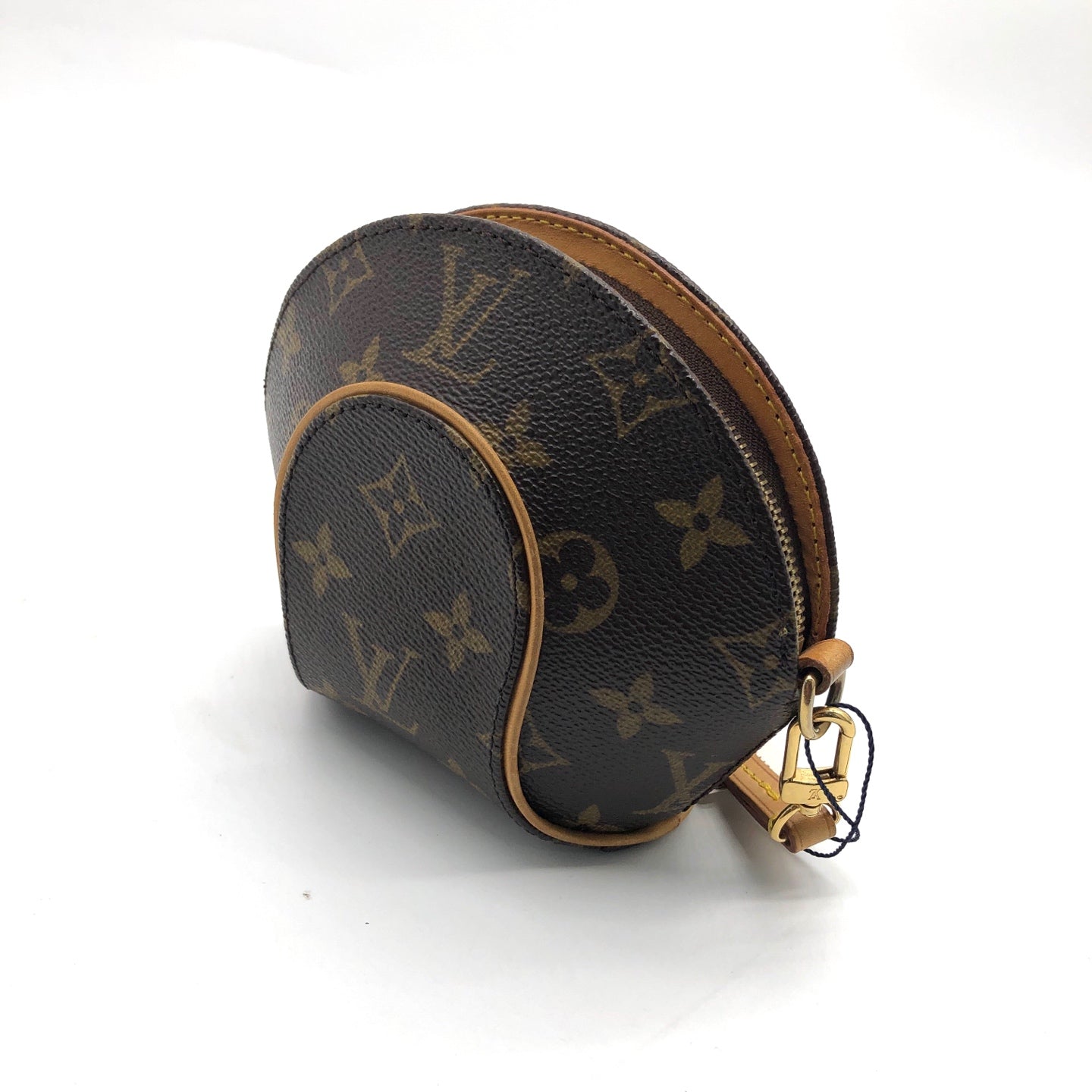 Louis Vuitton - Ellipse Mini Clutch - Monogram coated canvas with Vachetta leather trim - Brown - (mini)